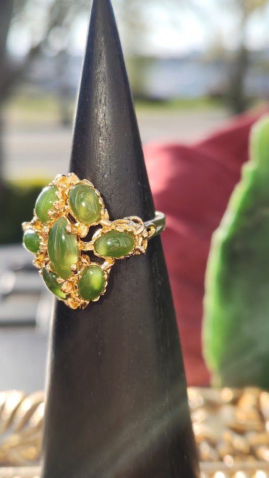 Vintage Jade Ring -