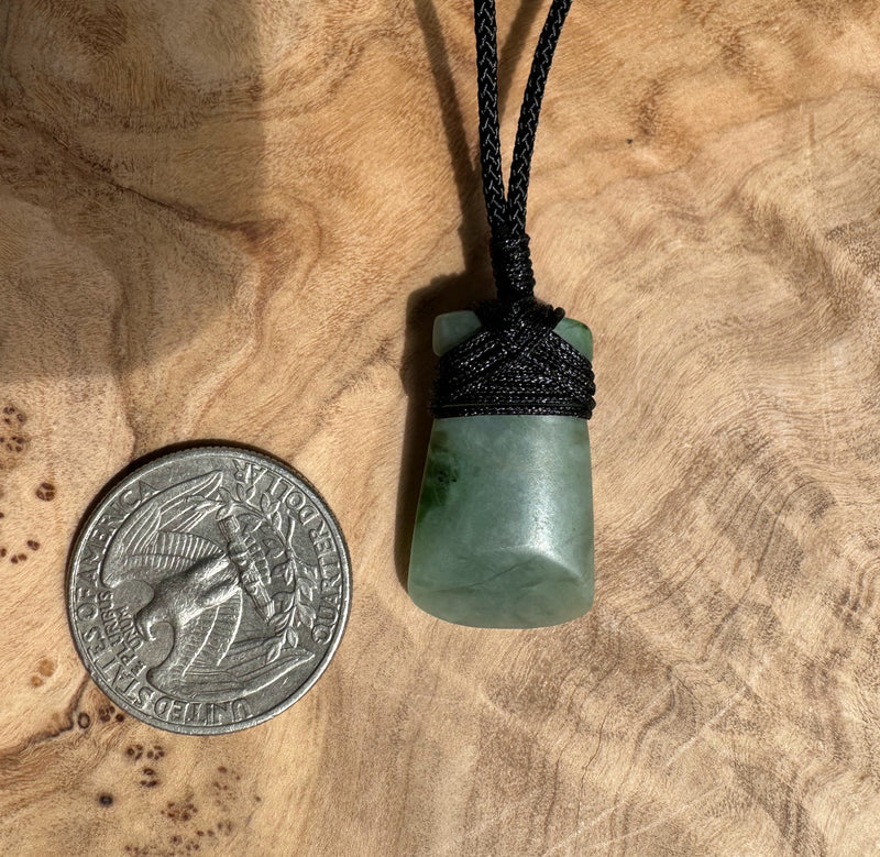 Mini Jade Pendant 1", Canadian Nephrite Jade