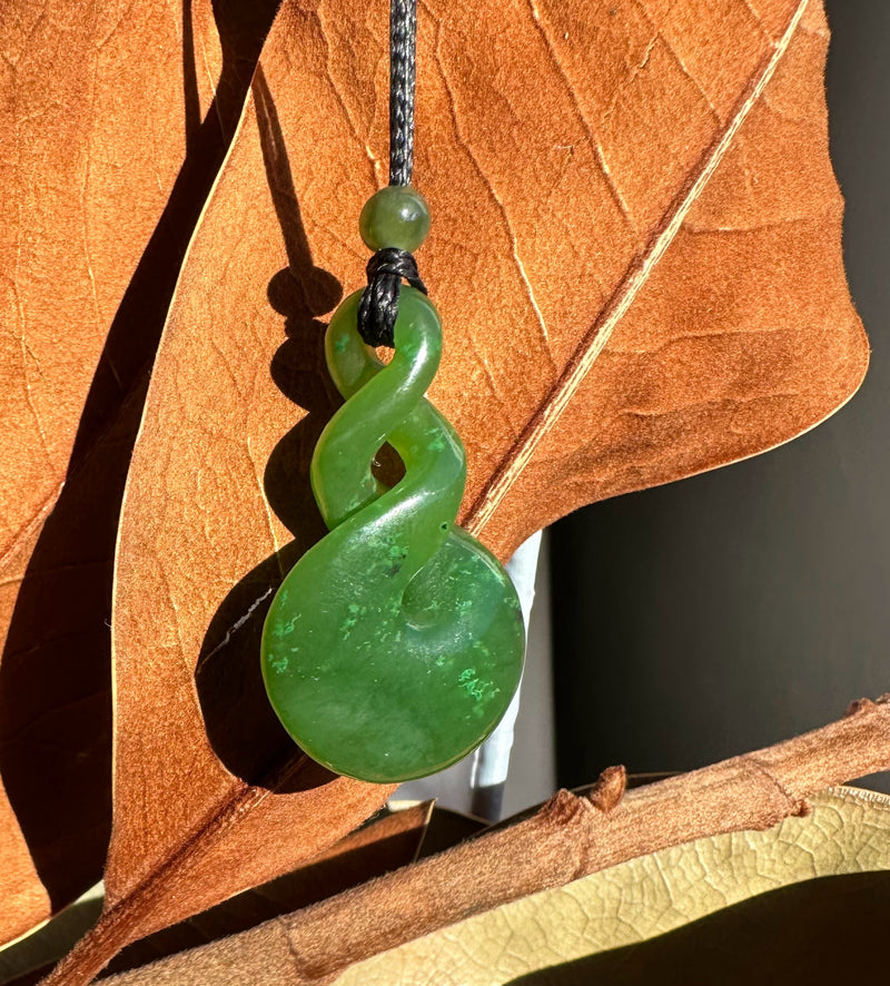 Cassiar Double Infinity Twist Pendant, 1.3"