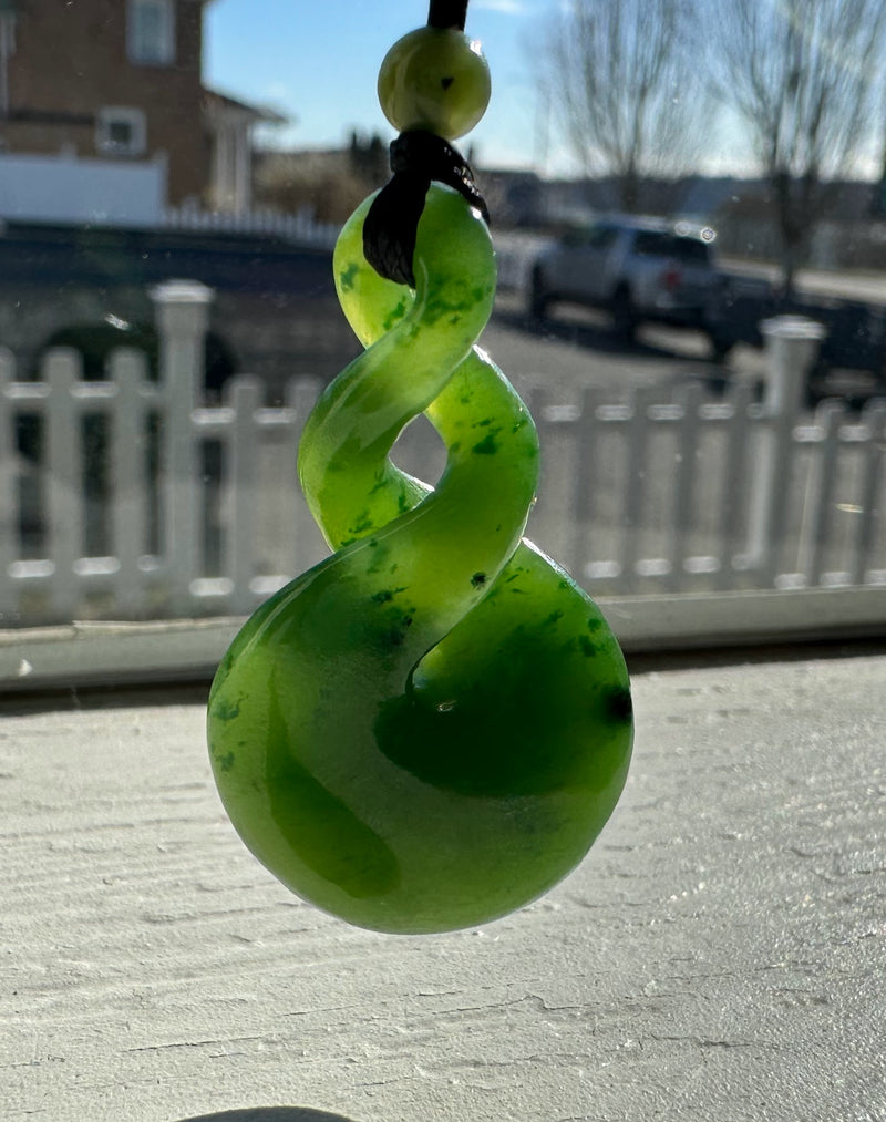 Cassiar Double Infinity Twist Pendant, 1.3"