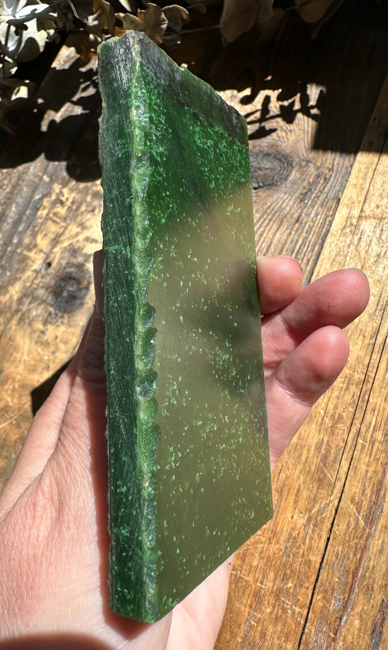 A+ Canadian Cassiar Jade Slab, 175g