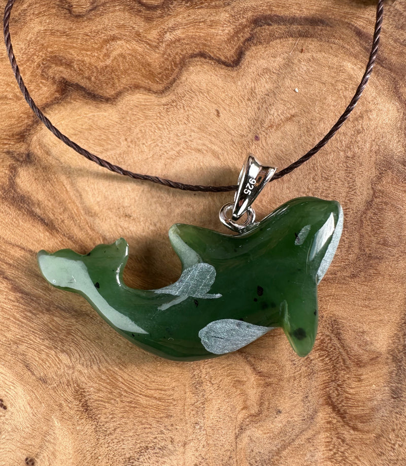 Killer Whale Tail Pendant, 30mm