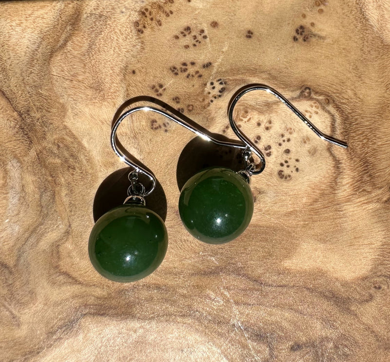 Canadian Jade Earrings 10mm