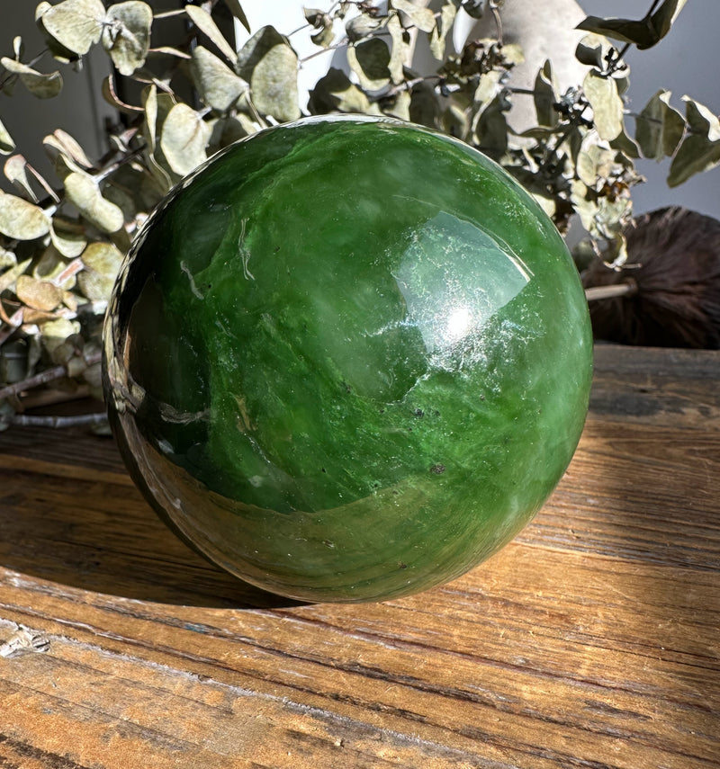Polar Jade Sphere, 80mm*