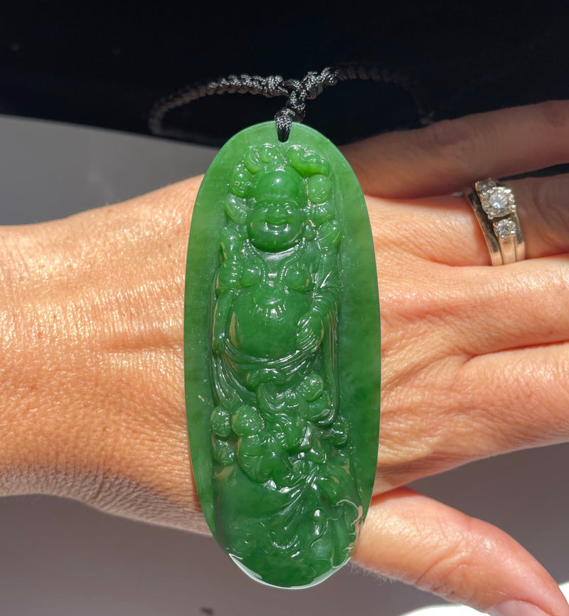 AA Siberian Jade Buddha Pendant*