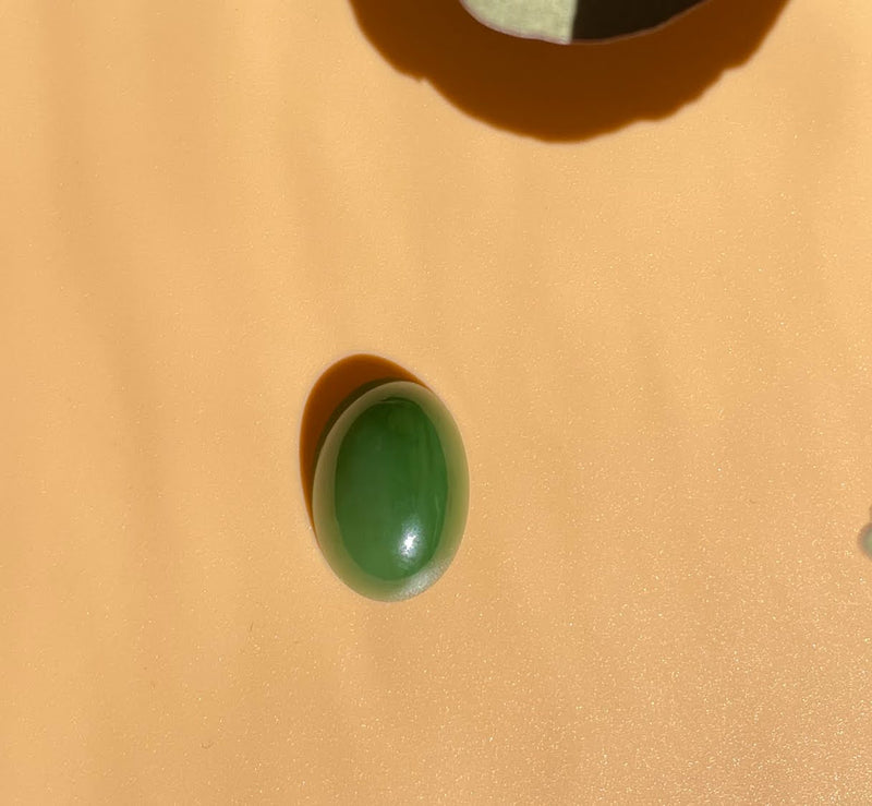 AA Grade Siberian Jade Oval Cabochons, 18x13mm