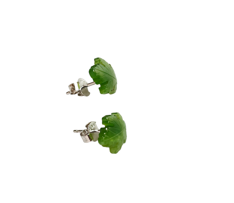 Maple Leaf Stud Earrings, 0748