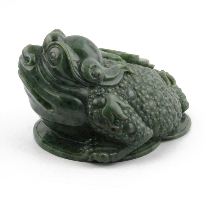 Canadian River Jade Money Frog, 6"
