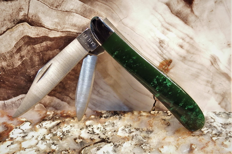 Cassiar Jade Knife by Michael Hoover, 