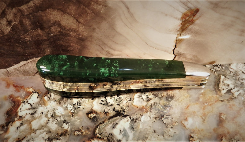 Cassiar Jade Knife by Michael Hoover, 