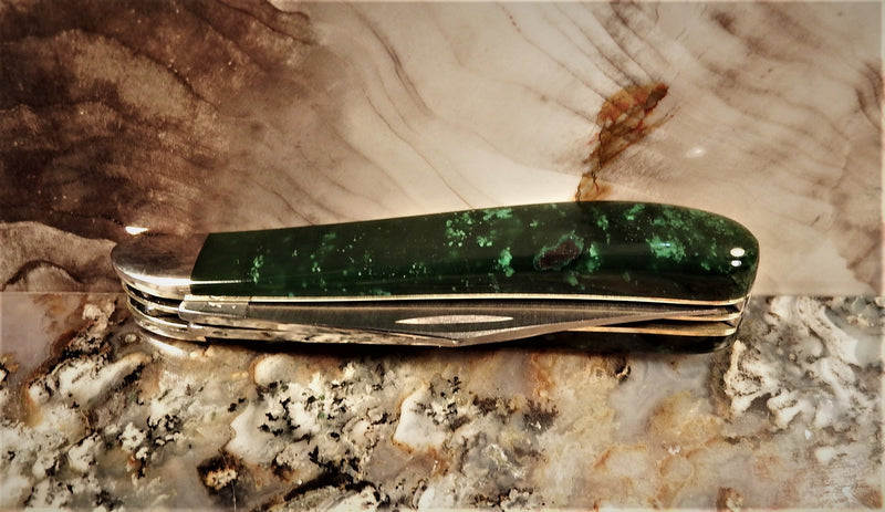 Cassiar Jade Knife by Michael Hoover, 