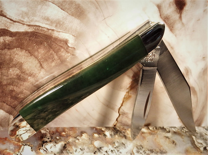 Cassiar Jade Knife by Michael Hoover, 