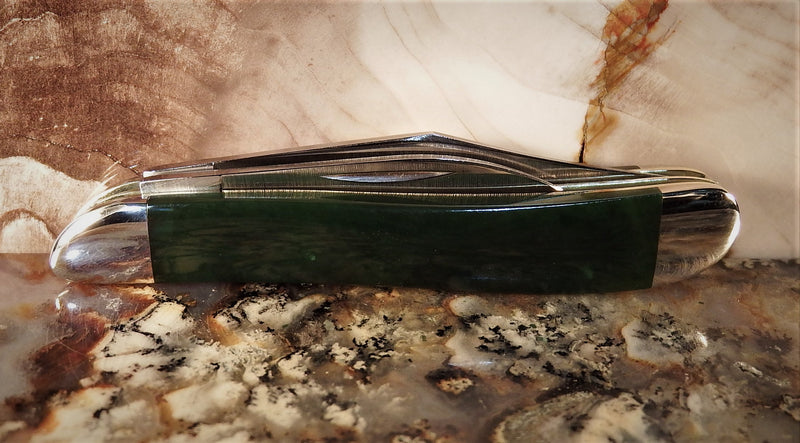 Cassiar Jade Knife by Michael Hoover, 