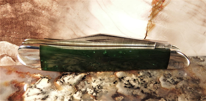 Cassiar Jade Knife by Michael Hoover, 