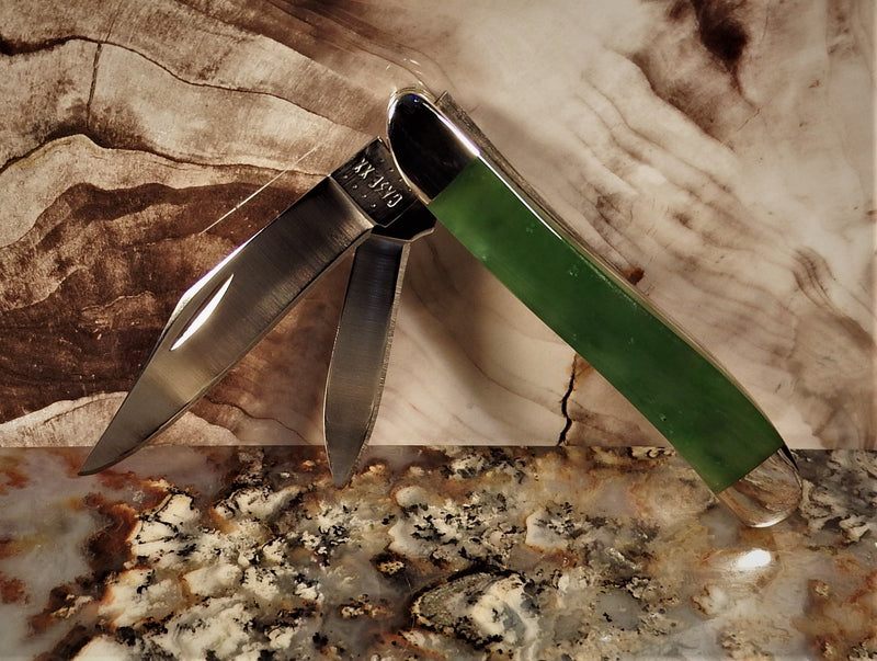 Canadian Jade Knife by Michael Hoover, 