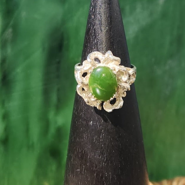 Vintage Jade "Medusa" Ring -