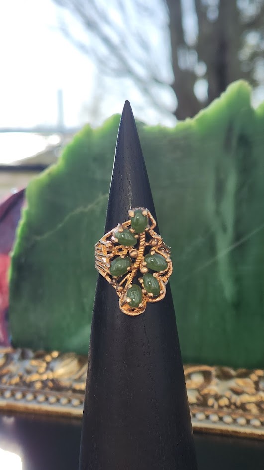 Vintage Jade Ring -