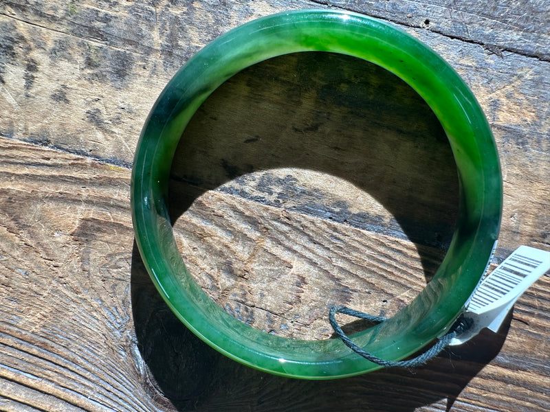 A Grade Ogden Jade Bangle, 60.5 x 12mm