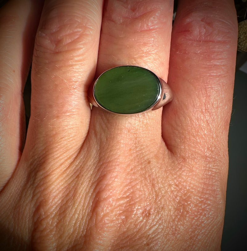 Canadian Jade Ring, 9897