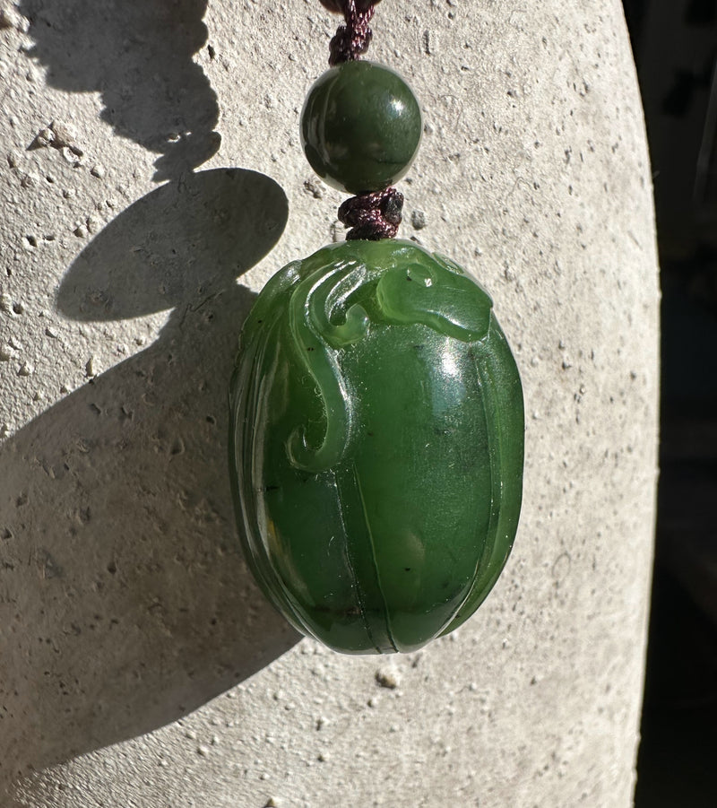 Adorable Canadian Jade Pendant, 28m