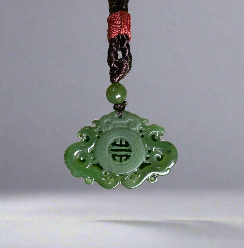 Canadian Jade Dragon Jade Pendant, 33mm*