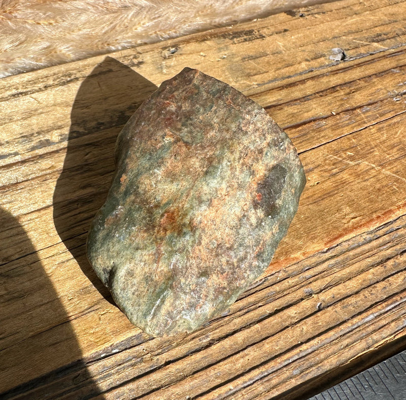 Wyoming Olive Green Jade Nugget, 80g