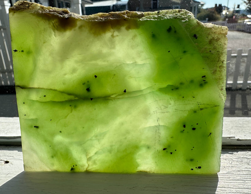 Siberian Nephrite Jade Slab, 175grams