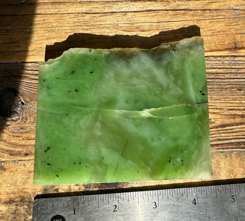 Siberian Nephrite Jade Slab, 175grams