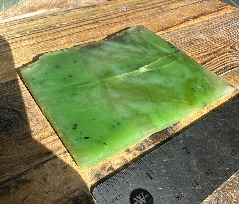 Siberian Nephrite Jade Slab, 175grams