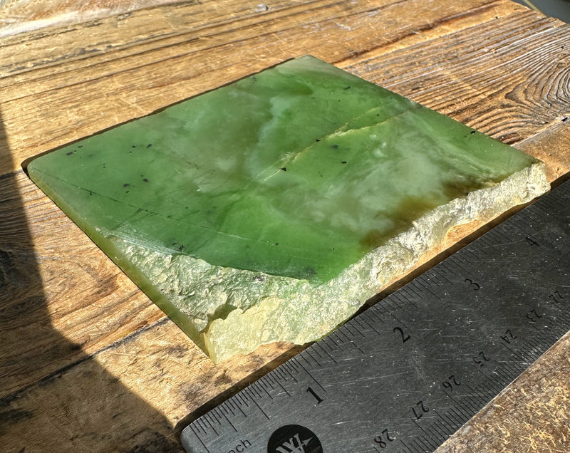 Siberian Nephrite Jade Slab, 175grams