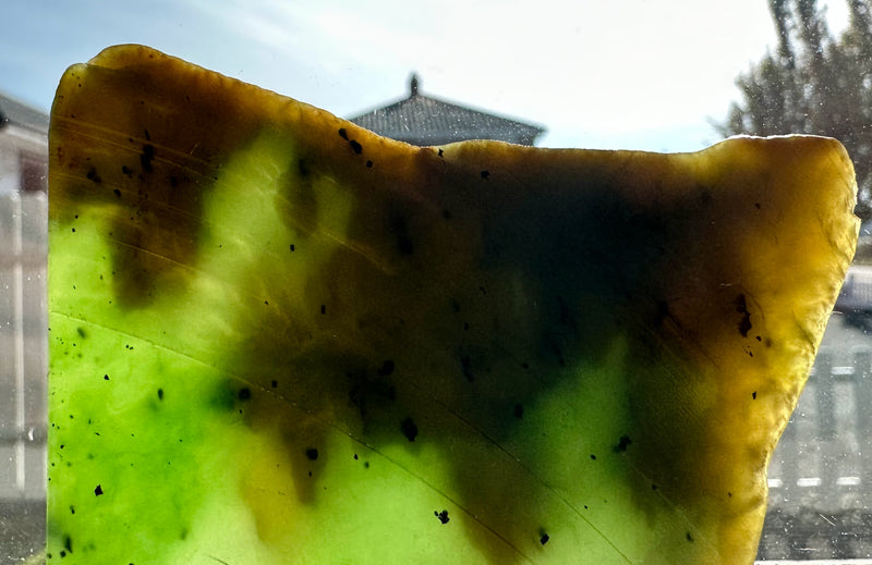 Siberian Nephrite Jade Slab, 75grams