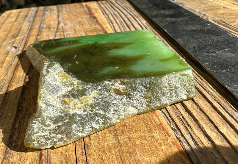 Siberian Nephrite Jade Slab, 75grams