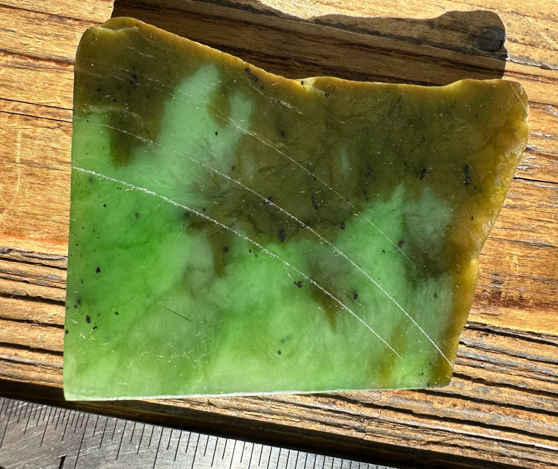 Siberian Nephrite Jade Slab, 75grams