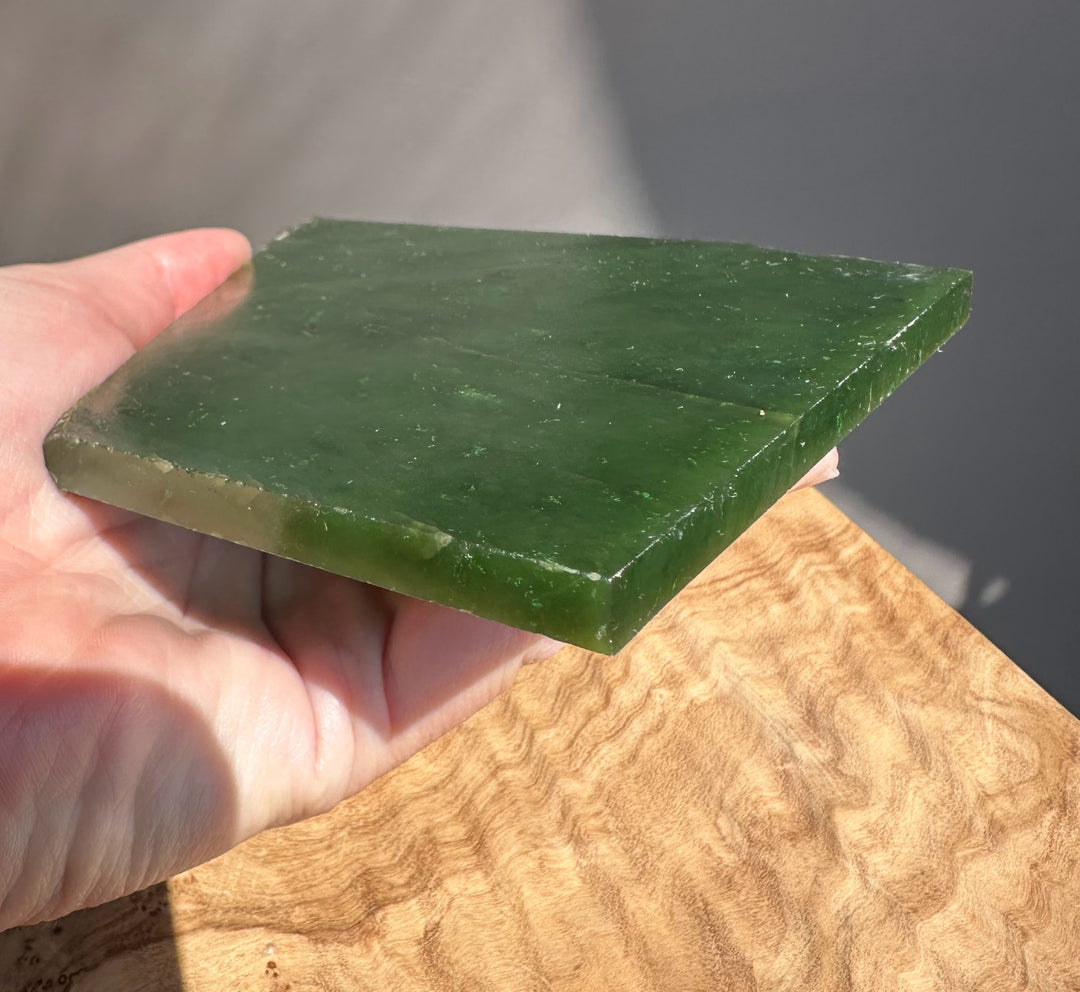 jade slab on the side angle