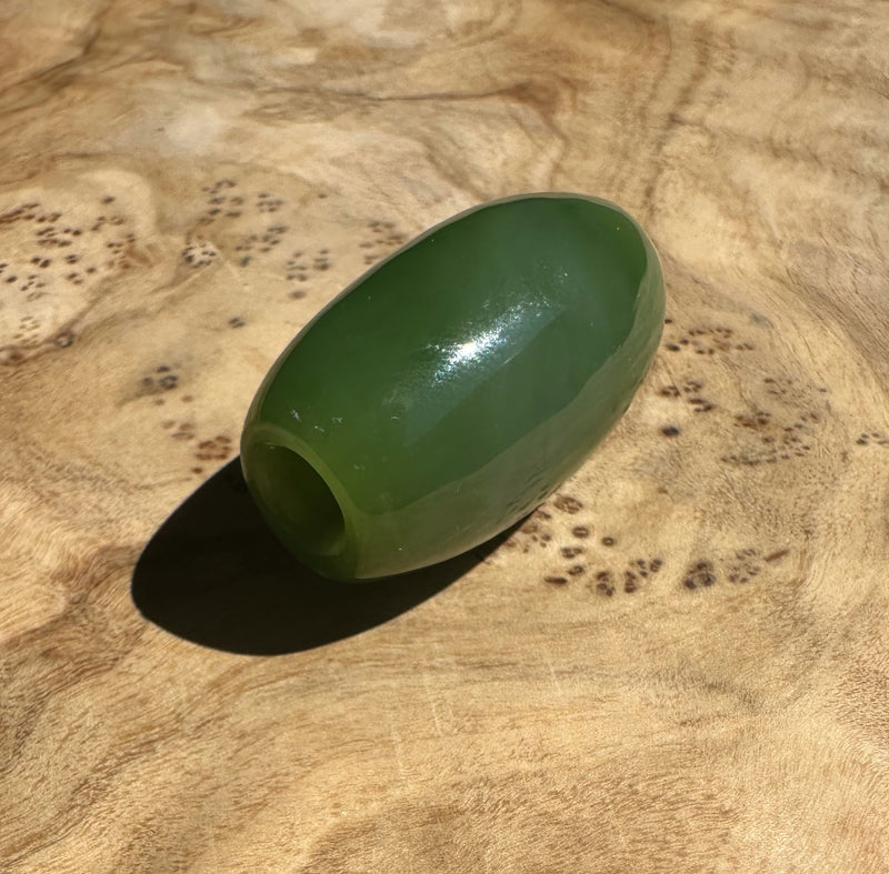 AA Polar Jade Barrel Bead - 30mm*