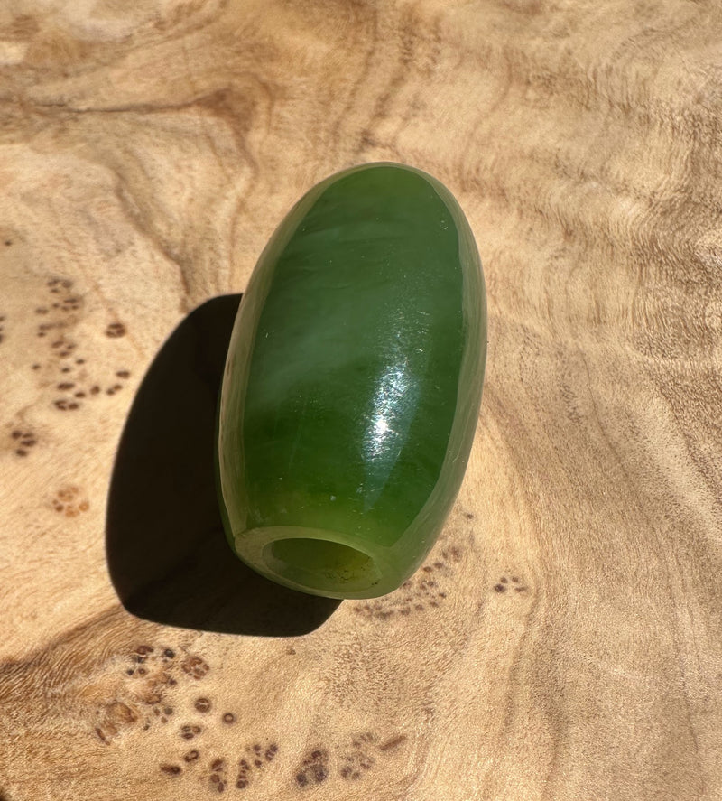 AA Polar Jade Barrel Bead - 30mm*
