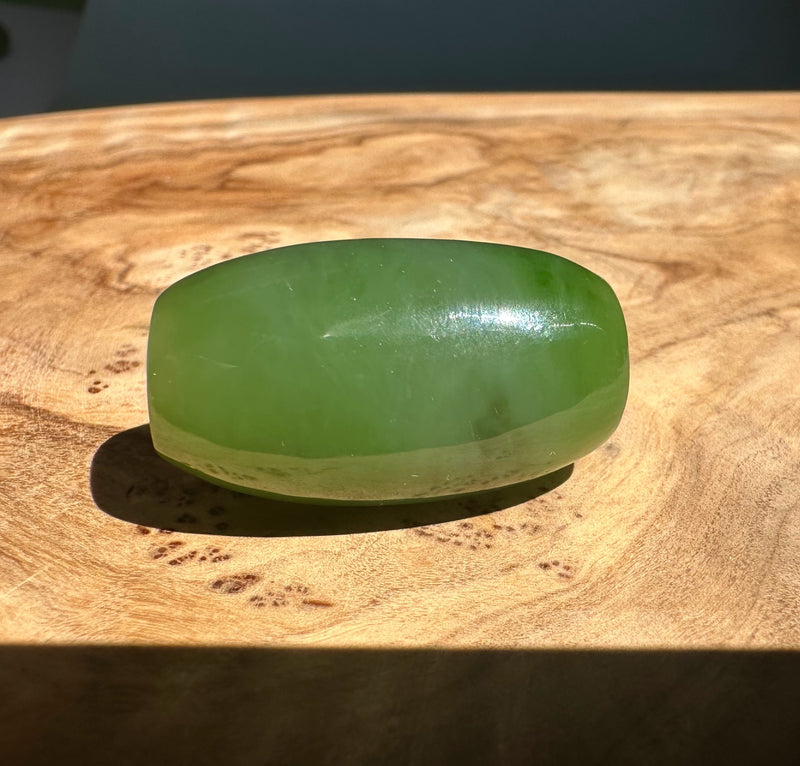 AA Polar Jade Barrel Bead - 30mm*