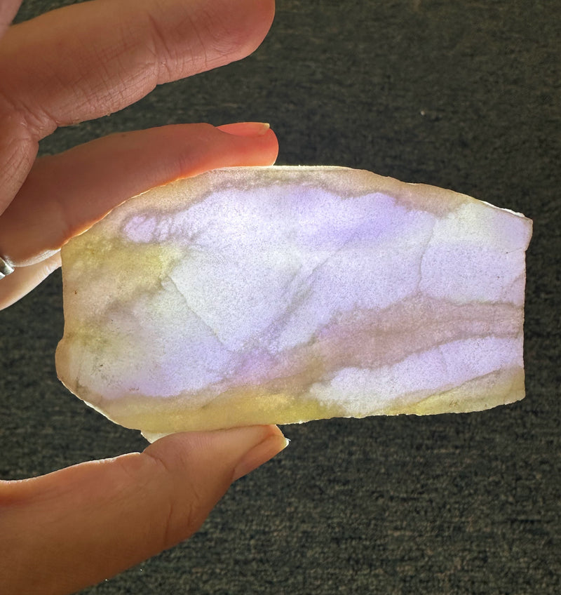 Lavender Jadeite, Type A Slab 70g