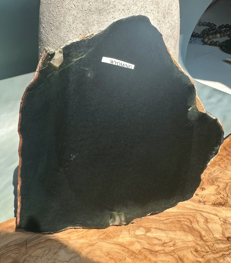 Wyoming Dark Olive Slab - 255g