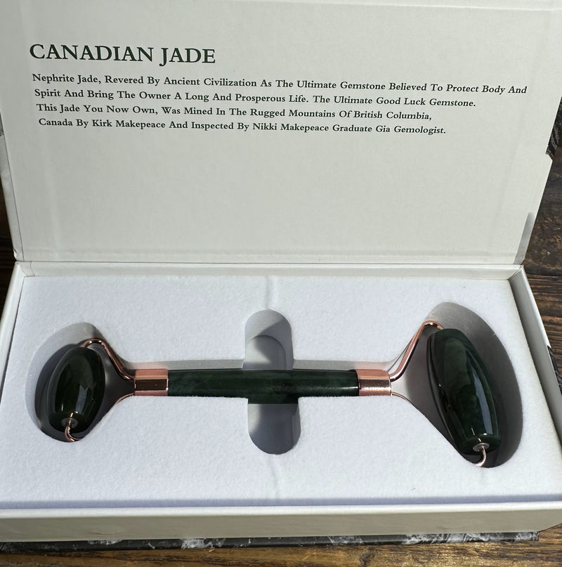 Canadian Jade Facial Roller - 5.75"