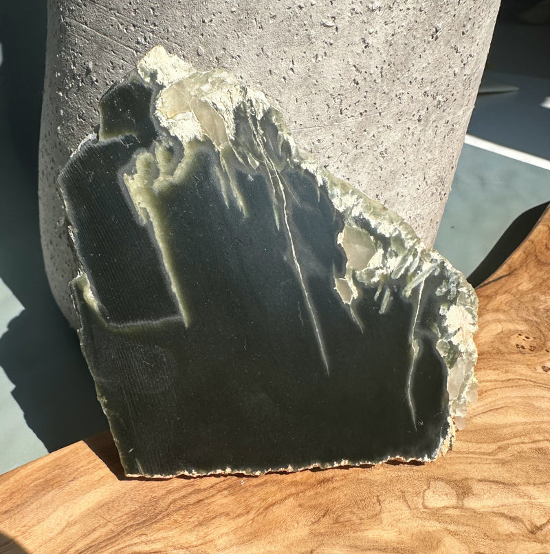 Wyoming Dark Olive Slab - 95g