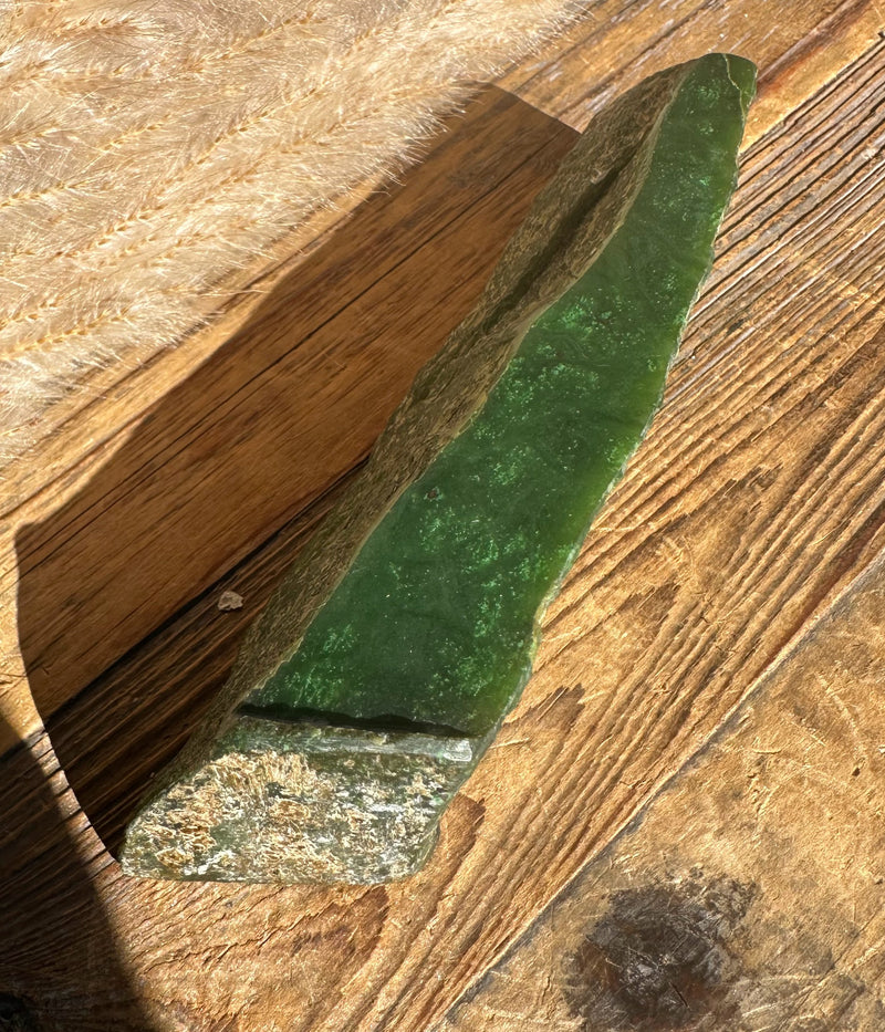 A Grade Canadian Cassiar Rough Jade , 13oz