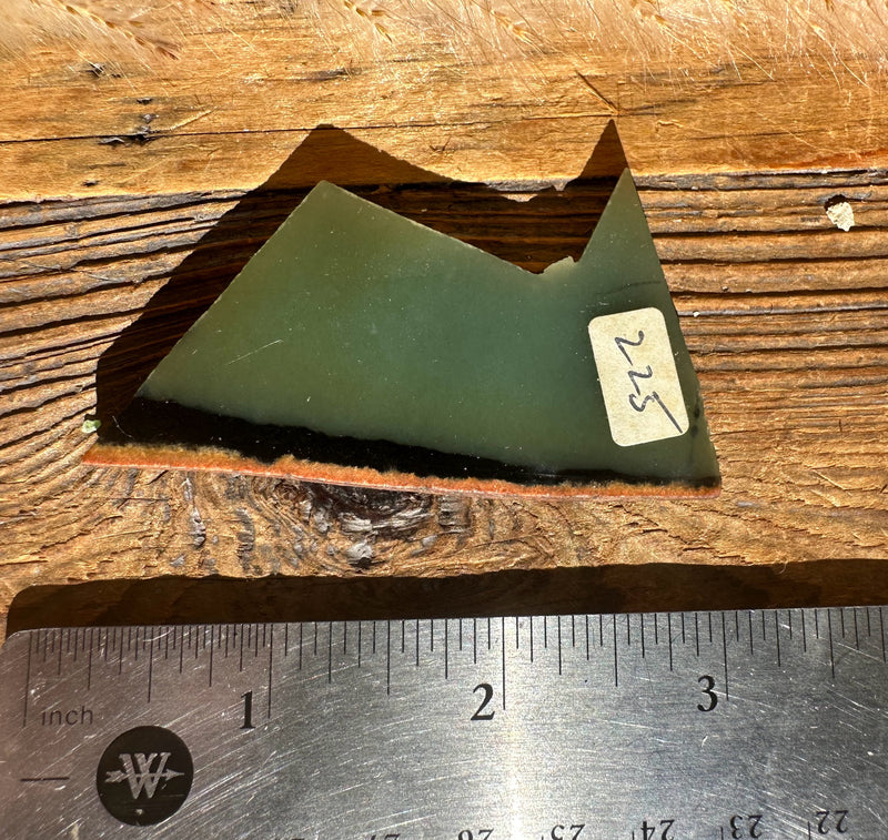 Bull Canyon Wyoming Jade Slab, 25grams