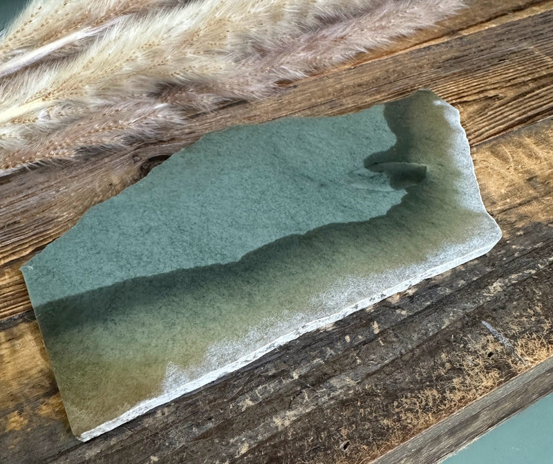 Wyoming Sage Nephrite Slab, 140grams