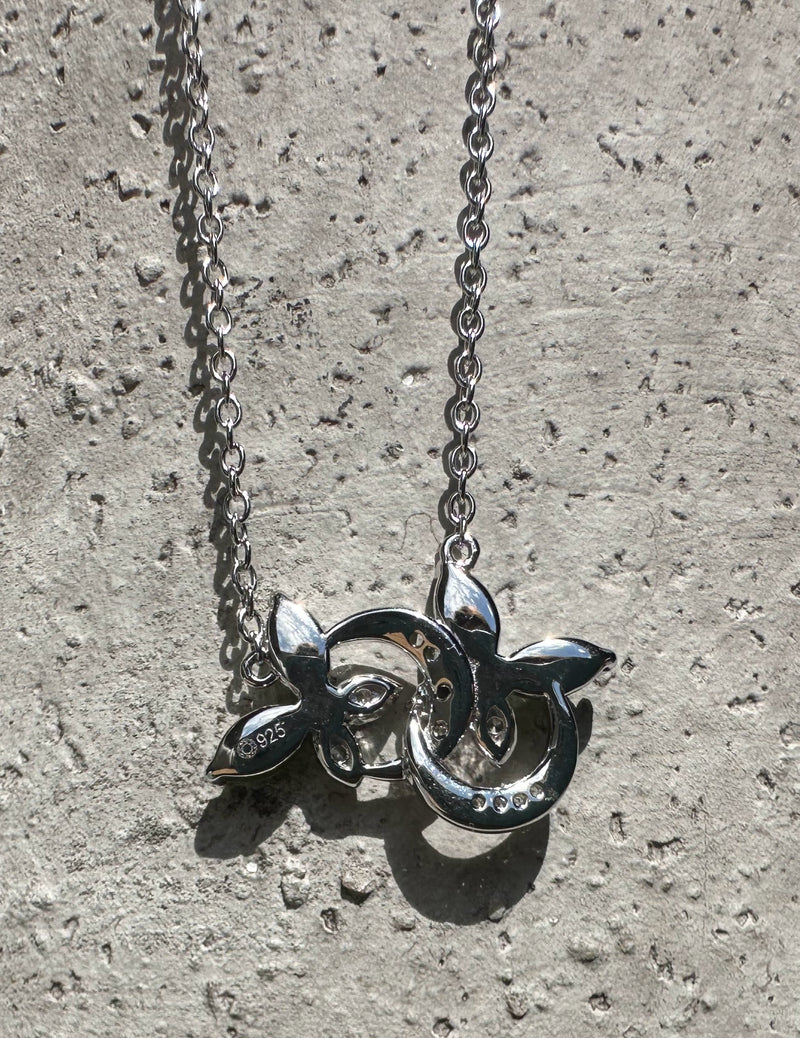 Silver Butterfly Pendant, 2478