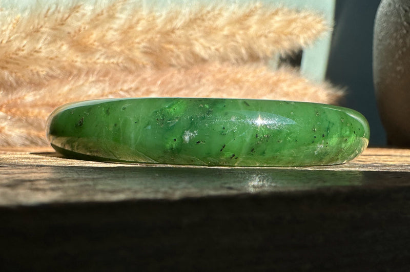 Canadian Jade Bangle 60.5 x 11.25mm