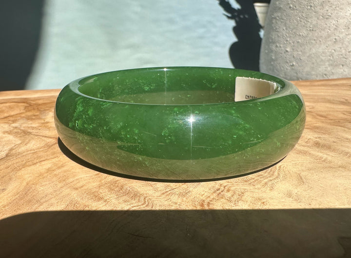 A+ Canadian Jade Bangle, 62x19mm* – Jade Mine