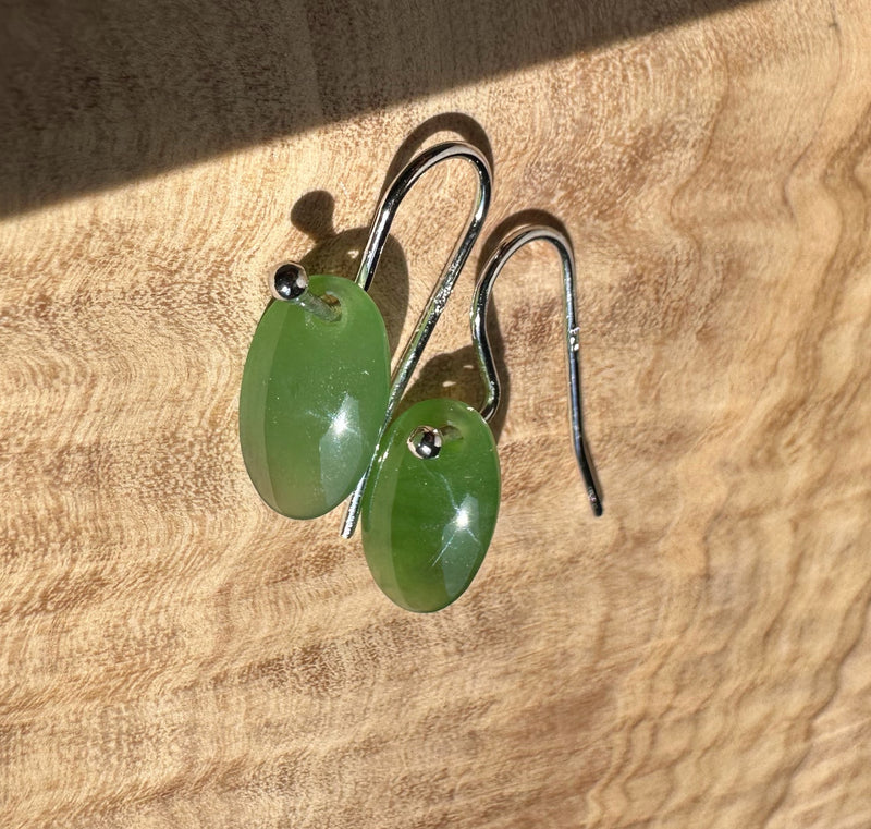 Small Jade Earrings, 2398