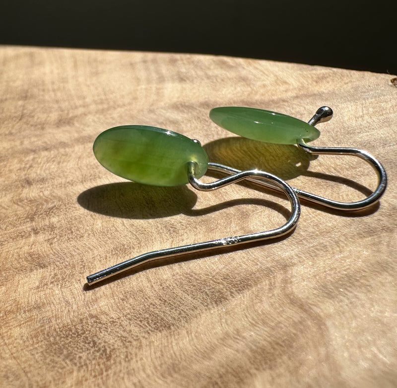 Small Jade Earrings, 2398