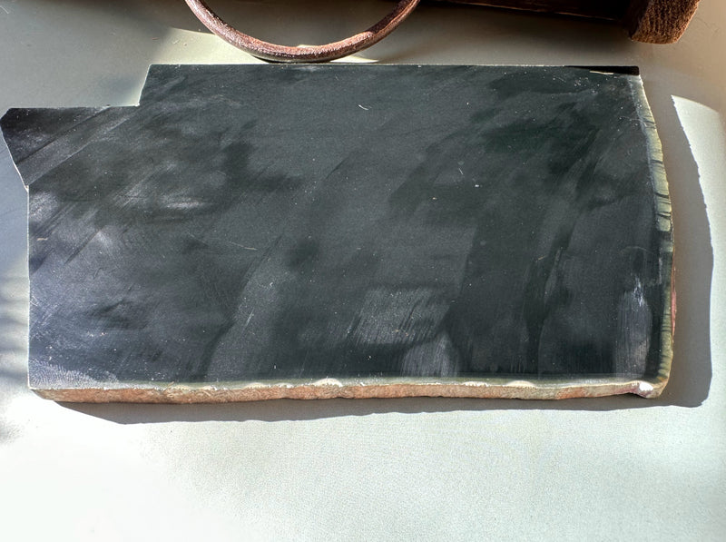 Wyoming Black Jade Slab, 240 Grams